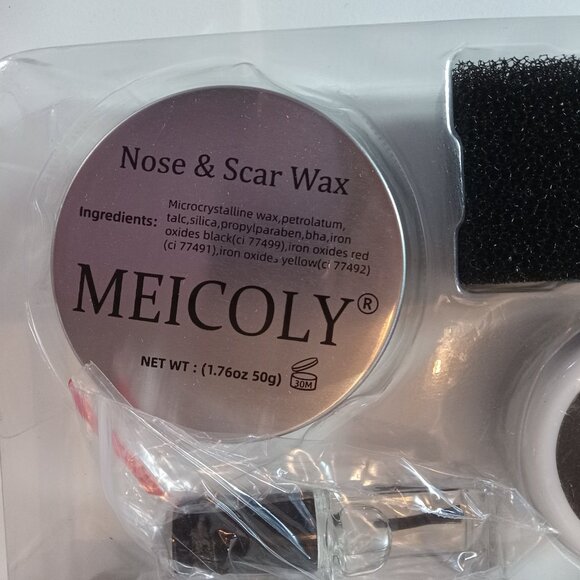 Meicoly SFX Makeup Kit X002FGGCE1 New Scar Wax Coagulate Fake Blood Spray New - Picture 9 of 12